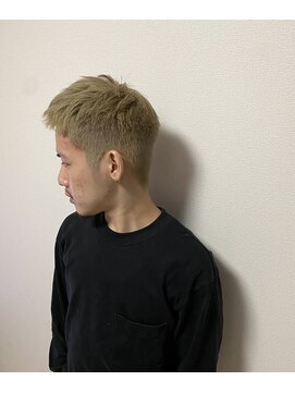 ヘアーシェルターフォーメン(Hair Shelter for men) ショートハイトーンカラー
