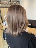 白髪ぼかしハイライト
