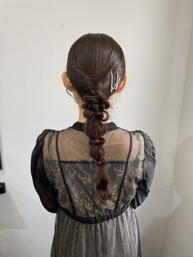 ロットアニバース(lott annibirth) 【髪質改善】タイト×編み下ろしアレンジ@SARASA