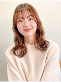 【unami】ゆるふわパーマ×ミディアムヘア　澤田杏奈