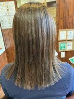 ナオス(NAOS)&nbsp;傷ませない白髪染め/40代50代/セミロング/髪質改善