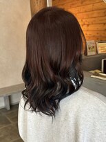 ビスクヘアデザイン(bisq hair design)&nbsp;ピンクブラウン　艶髪　髪質改善　韓国風　顔まわり　顔周り