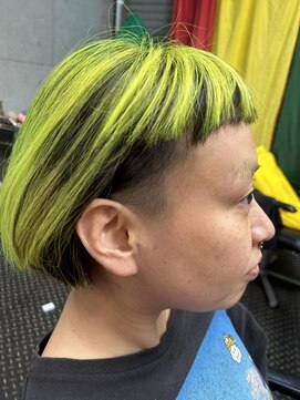 美容家朋友 切りっぱなしボブ