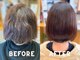 シスヘアー(CYS.Hair)の写真/高難易度縮毛矯正にも対応★酸性ストレート取扱！ブリーチ毛や、ハイダメージ毛でもサラサラの艶髪へ♪