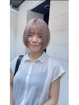 ナビッジ(NABIGE) ピンクベージュボブ