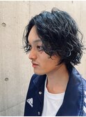 無造作 波巻 ニュアンスマッシュ サイドパート ツイスパ