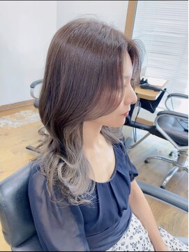 ゴウトゥデイシェアサロン 町田店(GO TODAY SHAiRE SALON) ワンホンレイヤー×ホワイトミルクティー