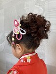 七五三 3歳 ヘアセット