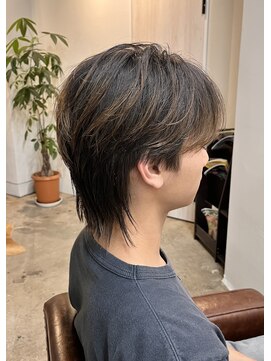 ショートオンリーサロントス(short only salon TOSS) 毛流れウルフセンターパート