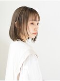シースルーボブ