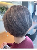 ヘアーエスクールエミュ(hair S. COEUR emu) 【脱白髪染め★大人のハイトーングレージュ】