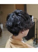 癖毛風なシークレットパーマ