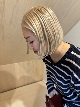 ハマモト ヤマ オオサカ(ハマモト Yama Osaka) ベージュボブ。