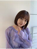 小顔内巻きボブ