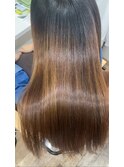 最上級髪質改善×縮毛矯正ロングスタイル