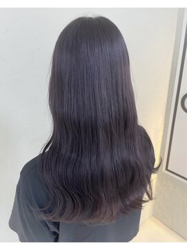 オーセンヘア(AUTHEN.HAIR) 髪質改善カラー　ブリーチカラー　ラベンダー