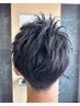 【Men`ｓ限定】デザインカット＋眉カット＋シャンパンスパ＊￥7,150⇒￥6,050