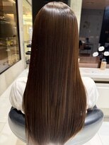 アヴァンスクロス あべのルシアス店(AVANCE.CROSS)&nbsp;ブラウンベージュ×艶髪