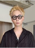メンズ メンズカット メンズパーマ スパイキーショート 眉毛