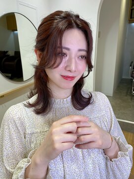 ヴィンス(vince) ハーフアップ/アレンジ/暖色カラー