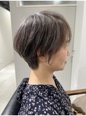 王道小顔マッシュショート