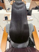 ベリテ 津田沼駅前店(verite)&nbsp;黒髪カタログ/クラゲヘアー/オリーブグレー/津田沼駅前