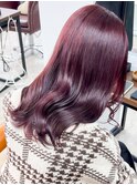 ［Re Charme/近藤恭輔］ブリーチなしダブルカラー　ボルドー
