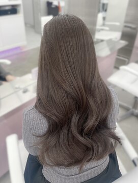 エヌアイ オモテサンドウ(ni omotesando) ショコラブラウン/レイヤーカット/韓国くびれ巻き　上野