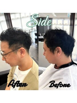 ミーツ 牧港店(mits) 癖を活かしたメンズカット