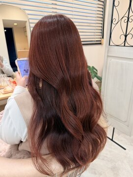 ミニョン(& mignon) ピンクブラウン