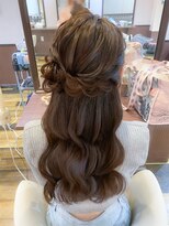 セットサロン ラビッシュポー(Setsalon RabichePow) ハーフアップお団子