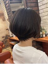ヘアメイク フレンシア(hair make flencia)&nbsp;すっきりコンパクトなくびれボブ【386スタイル】