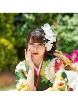 ミノル(MINORU)&nbsp;成人式前撮り　着付　ヘアセット　メイク　着物レンタル