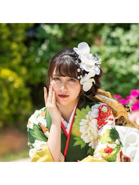 ミノル(MINORU) 成人式前撮り 着付 ヘアセット メイク 着物レンタル
