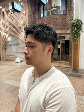 アンヘアー 元町三宮(UNHAIR) リバースセンターパート/ニュアンスパーマ/ダウンバング/三宮