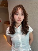岡田洸太/韓国ボブ/韓国レイヤー/縮毛矯正/ヘーゼルベージュ