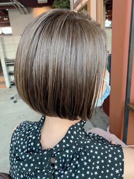 ルーファス 恵比寿 渋谷(Ruufus) 白髪ぼかしハイライトグレーベージュ【Ruufus恵比寿渋谷】3156