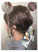 女子力アップ　ヘアアレンジ