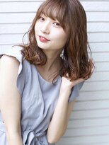 ウィーブス セタガヤ(weaves -SETAGAYA-)&nbsp;ふわふわミディ×ミルクティーブラウン【weavesSETAGAYA】