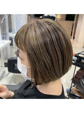 アッシュ 吉祥寺店(Ash) 脱白髪染めファイバープレックスハイライト