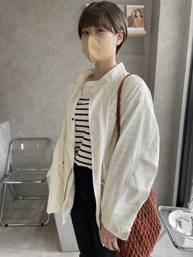 ムード カナザワ(mood kanazawa) 透明感◎ピンクベージュマッシュショート