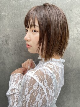 ロンド ストラーダ 心斎橋(Lond strada) シルキーベージュ×グレージュカラー【髪質改善/縮毛矯正】