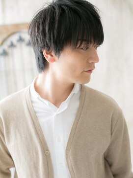 モッズヘアメン 名護大東店(mod's hair men) ≪mod's men≫黒髪マッシュウルフで爽やかさUP!束感ヘアd