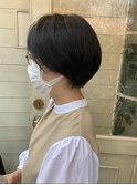 うる艶美髪◎前下がり丸みショートボブ20代30代40代梅ヶ丘美容室