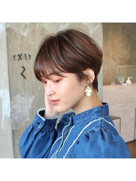 ロビー 表参道(ROBBY) 耳掛けショート／おしゃれショート／イメチェン／30代40代50代