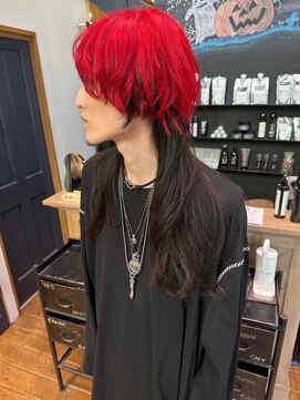 チックタック モーガン モデル(TICK-TOCK MORGAN Model) ロングウルフ発色レッド