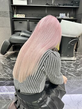 チュダック(ChuDuck) 韓国風《ペールピンク》ハイトーン/ケアブリーチ/ダブルカラー