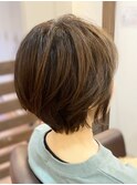 30代40代50代/簡単スタイリングヘア/ショートボブ