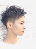 【Hale】アッシュブラック/ベリーショートN81(ニュアンスパーマ
