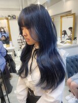 アプリ バイ リアン 浦和(appri by Rien)&nbsp;ブルージュカラー//ロングヘア/ブルーカラー/浦和/浦和駅]